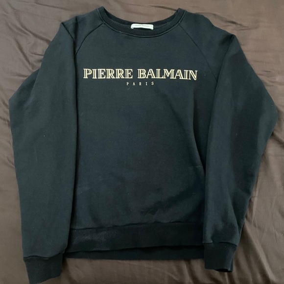 Pierre Balmain Other - Pierre Balmain Black Crewneck Sz 46